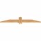 Ekena Millwork Eugene Smooth Timber Gable Bracket, Western Red Cedar, 48"W x 8"H x 1 1/2"D x 3 1/2"F, 4/12 Pitch GBW048X08X0204EUG00SWR - alternate 5